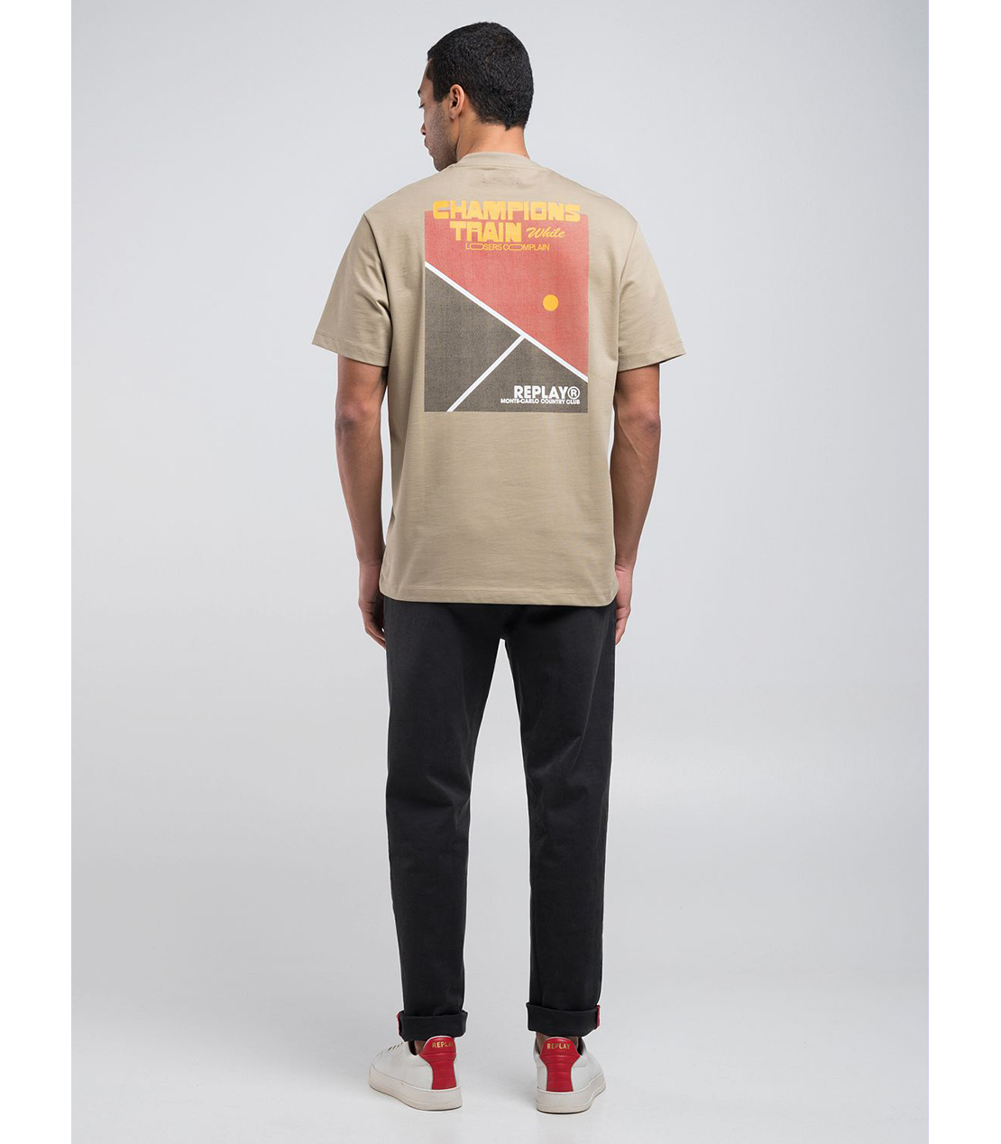 モンテカルロカントリークラブコレクションプリントTシャツ 詳細画像 カーキ 4